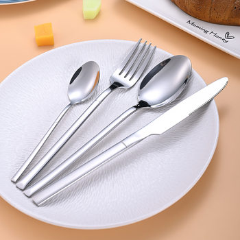 Creative Western Steak suit Tableware suit Spoon Western Knife and Fork Spoon Knight Tableware Stainless Steel Knife and Fork Knife and Fork Dessert