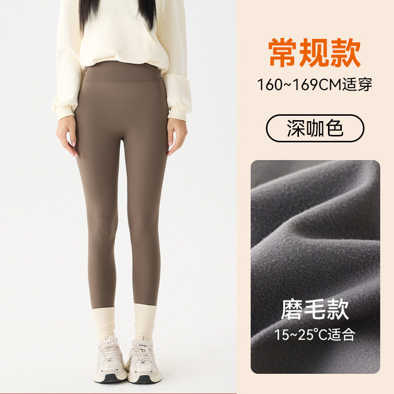 高端加绒鲨鱼裤女外穿秋冬季加厚2025新款保暖秋裤棉裤打底瑜伽裤