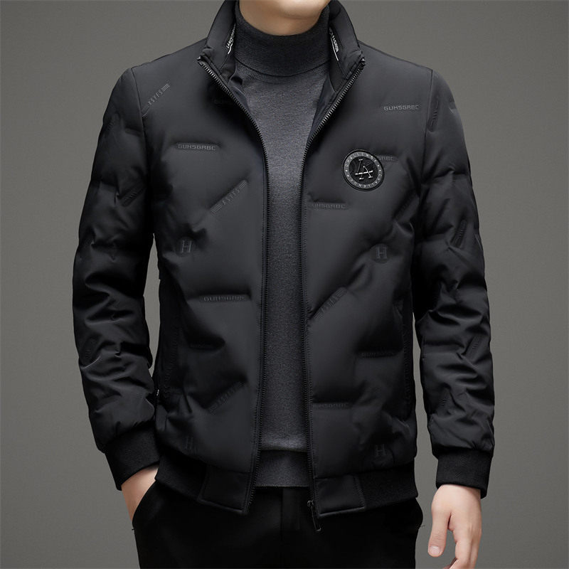 2025 New Winter Men's Stand-Up Collar down Jacket Short Warm Casual Versatile Youth Fashion Winter Jacket Trendy