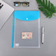 A4 color transparent file storage bag contract bag 11-hole loose-leaf bag student test paper bag large capacity three-dimensional wholesale