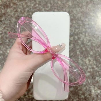 Pure desire wind dull student morning eight glasses ultra-light simple oval small frame retro glasses frame flat lens no power