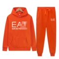 Orange + white label
