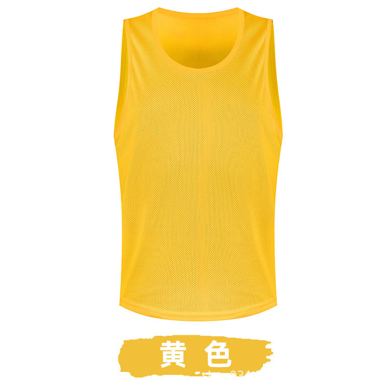 跨境网眼对抗服儿童足球训练背心团建户外拓展活动广告号码服印制