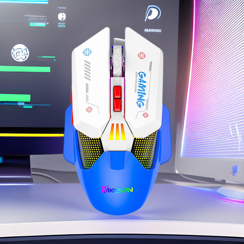 Full-Speed Mechanical RGB Macro Definitionไร้สายแบบมีสายDual...