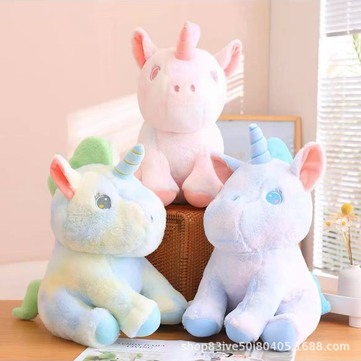 婚礼手抛娃娃8寸毛绒玩具公仔抓机娃娃定制logo