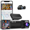 25 New Models of Temu Cross-Border Dual-Recording Dash Cams with Front 4K and Rear 2160P, 170-Degree High-Definition Night Vision, and 5g Wifi