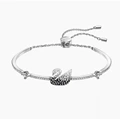 High board gradient black swan bracelet