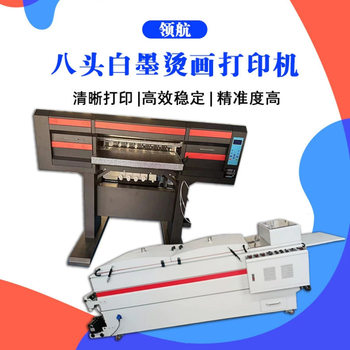 High-Speed 8-Head White Ink Heat Transfer Printer Clothing Digital Printing Machine Dtf Heat Transfer Heat Transfer Powder Shaking All-In-One Machine