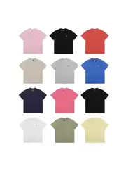 Summer hot selling RL embroidered T-shirt with QR code, exclusively for cross-border dropshipping brand with multiple colors in bulk stock