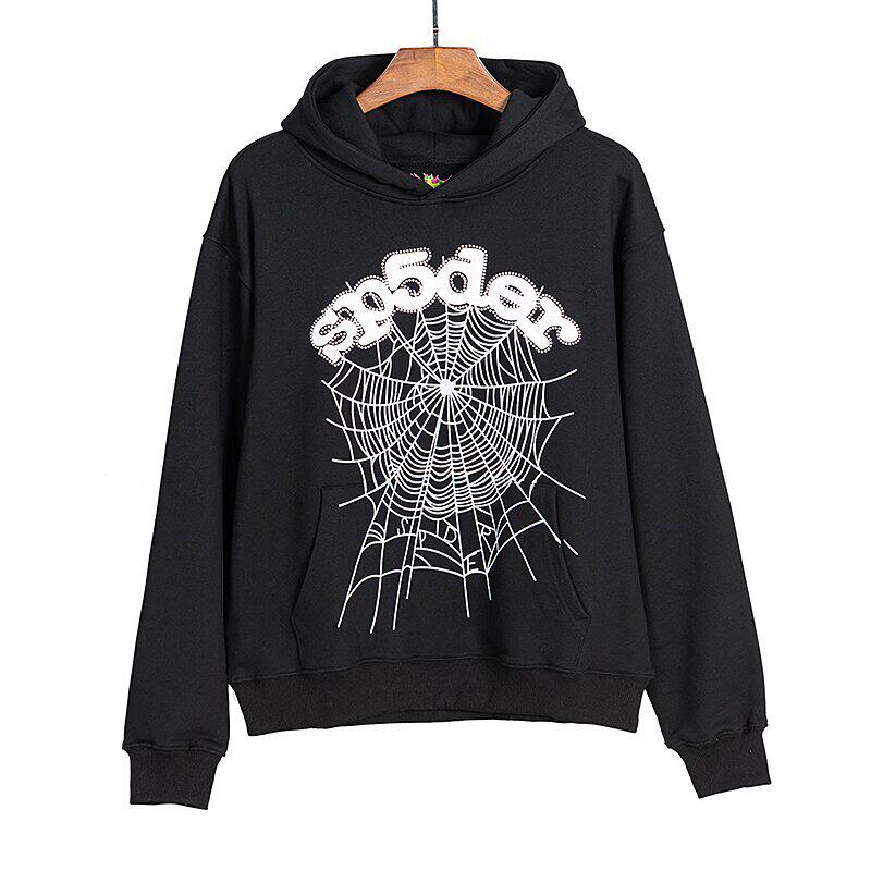 Sp5der Hoodie cross-border American high-quality spider web foam letter hoodie loose men's and women's suit