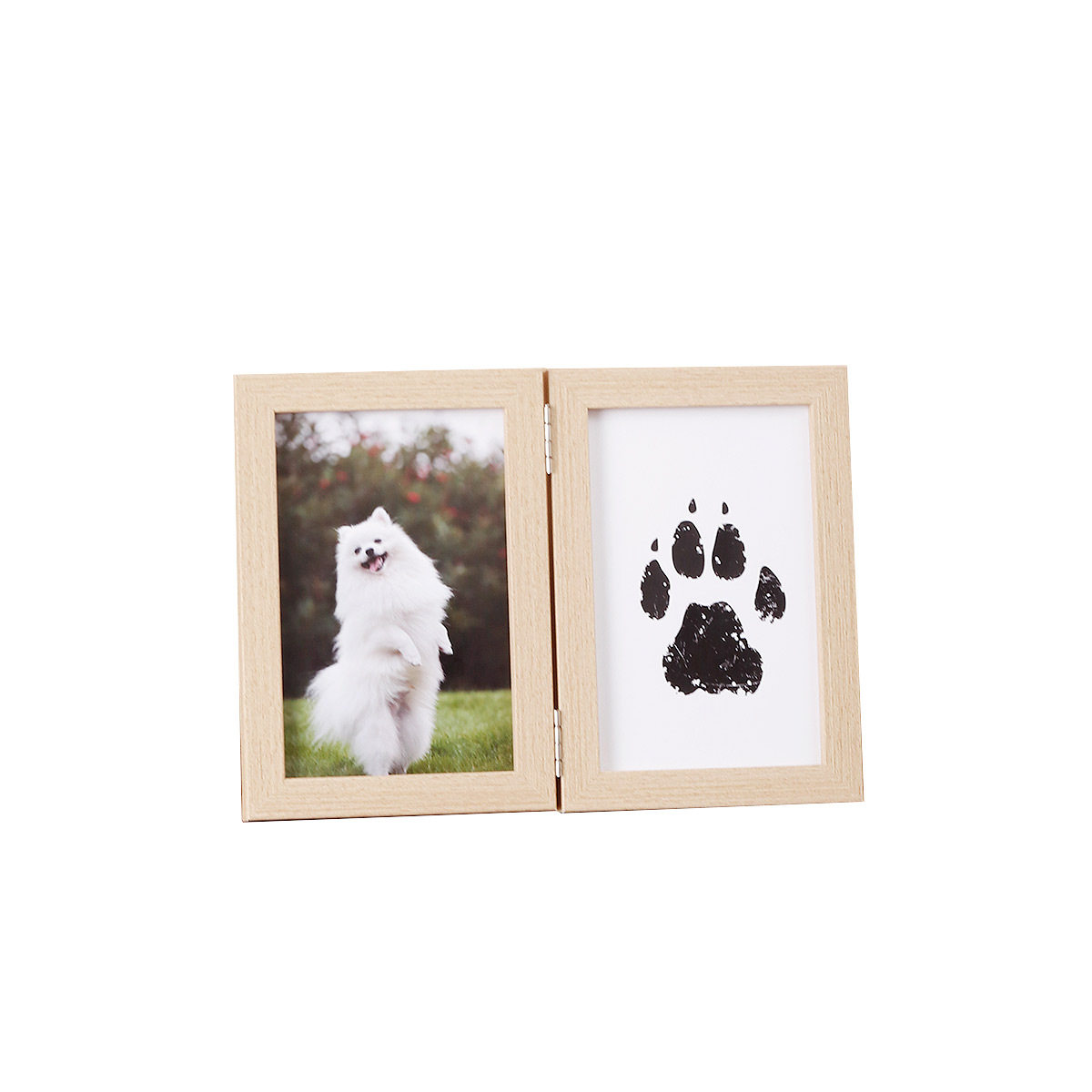 Cross-Border Pet Hand and Foot Print Photo Frame Table Double 6inch 7inch Baby Hand and Foot Print DIY Commemorative Frame Wholesale