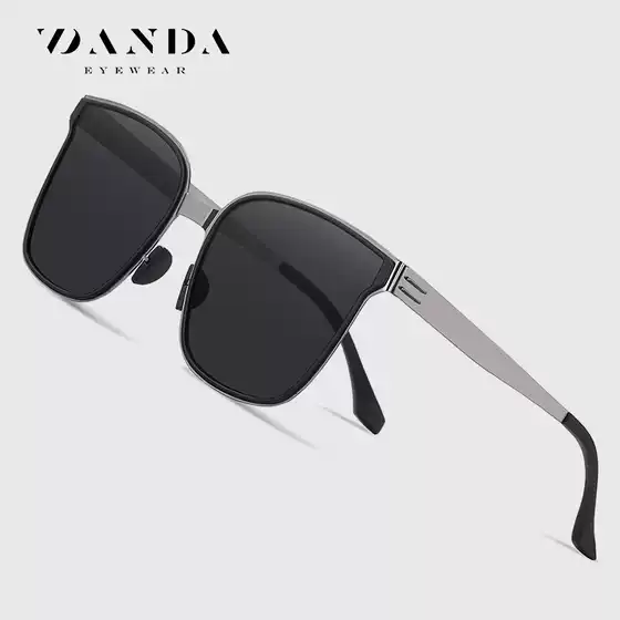 New trendy sunglasses high-grade UV-proof JS8579 TikTok same style screw-free ultra-light sun-proof sunglasses