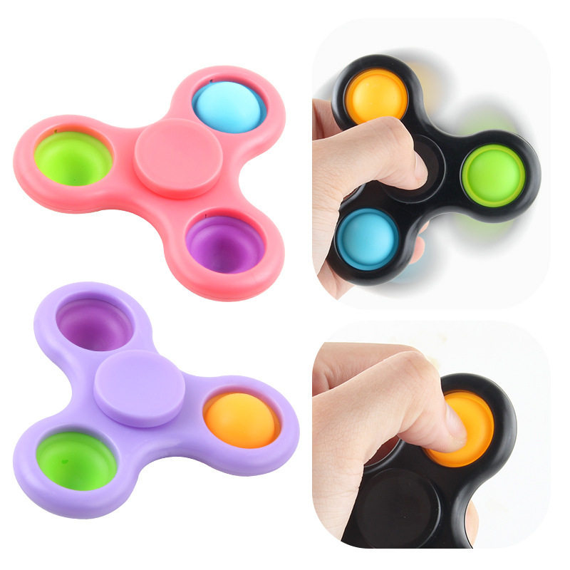 Cross-Border Digital Gyro Decompression Finger Gyro Bubble Math Gyro Digital Fingertip Gyro Toy