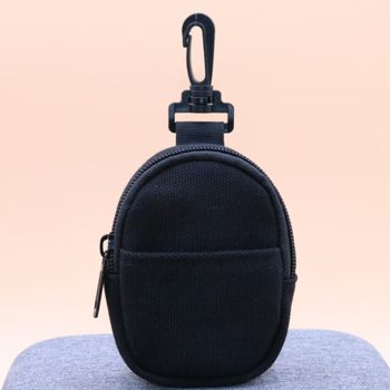 Thickened Canvas Wear-resistant Tactical Portable Small Wallet Multi-function Keychain Small Card Holder