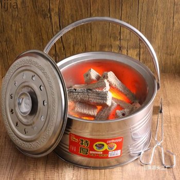 Charcoal Grill Barbecue Stove Courtyard Vintage Outdoor Basin Household Heating Stove Barbecue Rack Other