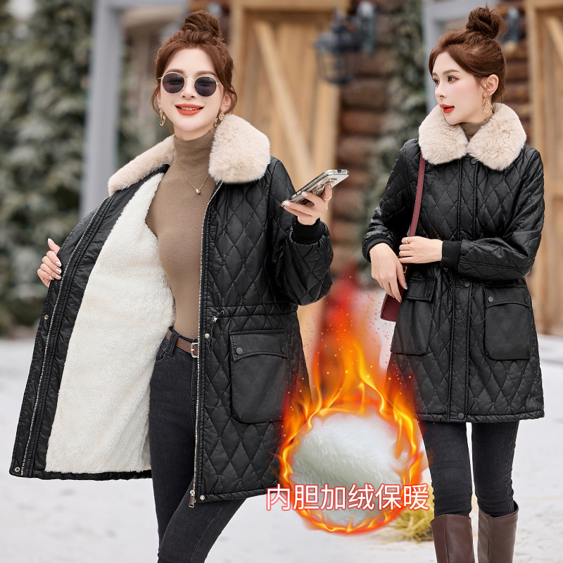 (Mới) Mã B7243 Giá 1930K: Áo Da Nữ Hatdng Áo Khoác Bông Hàng Mùa Xuân Thu Đông Phong Cách Hàn Quốc Dày Ấm Thời Trang Nữ Chất Liệu Vải Bông G05 Sản Phẩm Mới, (Miễn Phí Vận Chuyển Toàn Quốc).