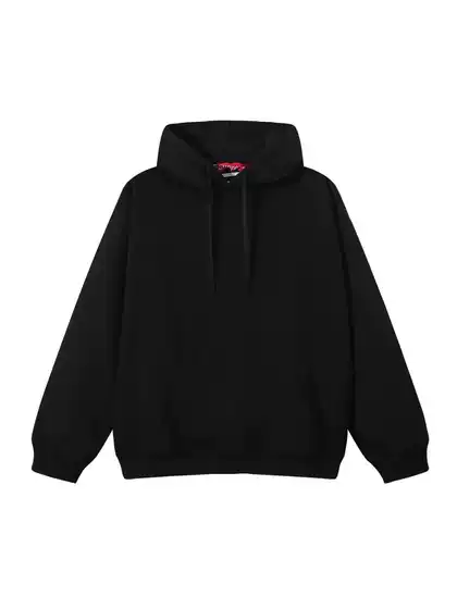Supreme Fleece-Lined Casual Streetwear Couple's Pullover Hoodie Set Unisex