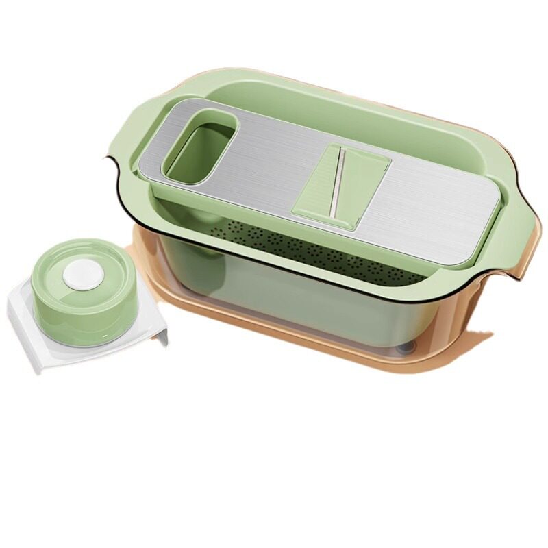 Keoke stainless steel vegetable cutter household potato shredder multi-function radish grater Garlic slicer