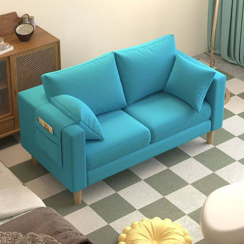 沙发小户型北欧简约现代卧室出租房简易网红双人三人客厅布艺沙发