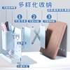 Retractable Book Stand Student Korean Style Book Stand Simple and Cute Bookend High School Student Desk Storage Metal Bookshelf