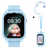 Cross-border foreign trade 4G children's telephone watch neck-hanging dual-use GPS positioning transparent dual-strap K26H
