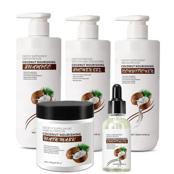 Cross-Border Coconut Moisturizing Shampoo Moisturizing Amino Acid Anti-Dandruff Shampoo Coconut Shampoo Cream Care Foreign Trade