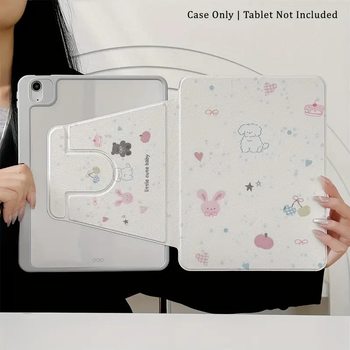 Cute Dog Rabbit 360 Tablet Protective Case Ipadpro/8/910Th/2024Pro11Air4/5/6/7
