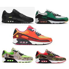 2023 cross-border special for foreign trade sneaker 90 mosaic color two into leather air cushion shoes running shoes 36-46