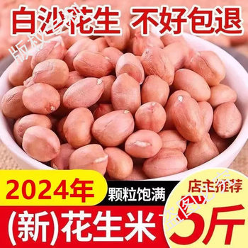 [2024 New Peanuts] Shell-Free Raw Peanuts, New Arrival, Seed Oil, Raw Non-Gmo Peanut Kernels
