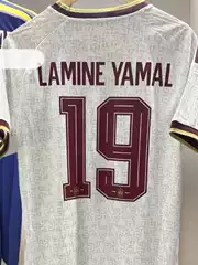 2026 Spain Jersey Usa-Canada-Mexico World Cup Away Number 19 Yamal Short-Sleeve Cross-Border Wholesale Football Uniform