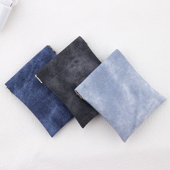 Denim Pattern Key Coin Purse Coin Small Storage Bag Leather Short Card Holder Mini Gold Bag Foreign Trade Cross-Border