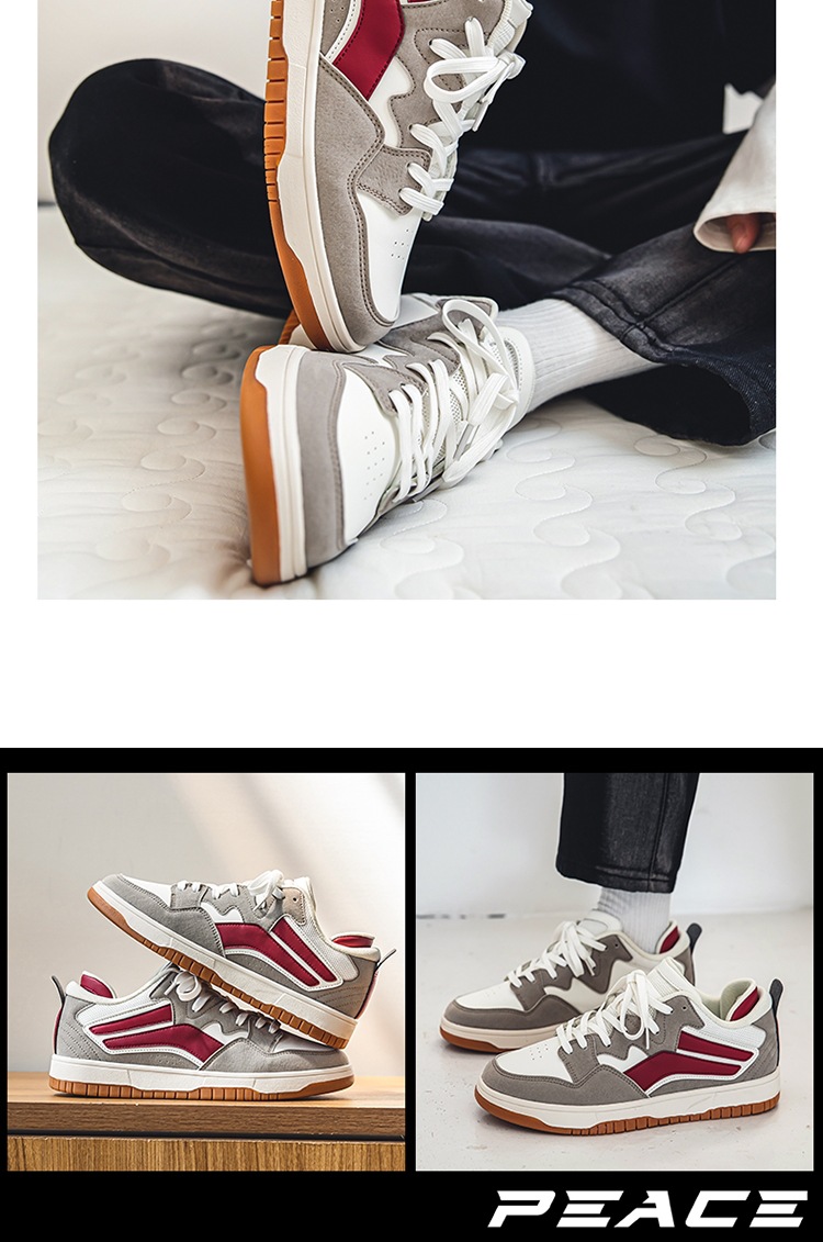 Four Seasons White Shoes Men's Casual All-match Trendy Brand Board Shoes dunk Dexu Sense Skateboard Spring and Autumn plus size Couple 10 O1CN01DUK9o01VDYHhicujc !!2217801802619 0 cib