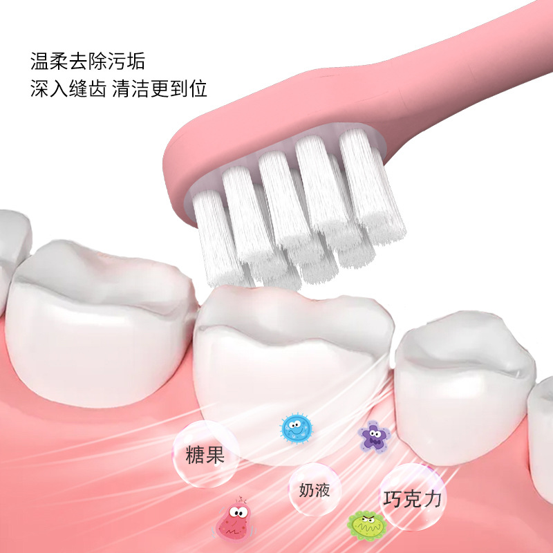 儿童牙刷软毛8支桶装贝幼儿2-9岁家庭装抖音直播爆款现货-图0