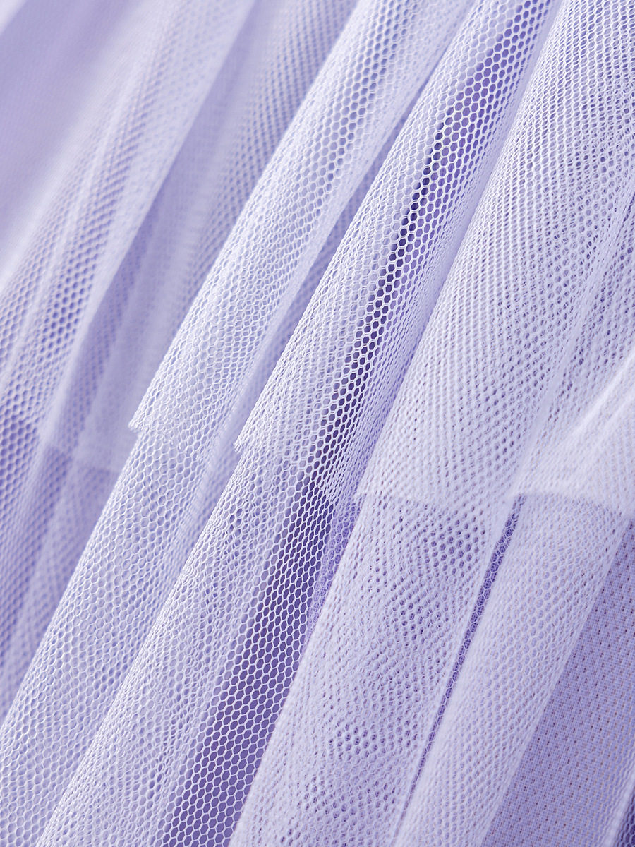 Kids' Dress, Autumn Fleece-lined Girls' Dress, Cute Tulle Kids' Dress