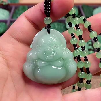 Dragon-like fish ingot Buddha brave Guanyin dragon brand rising God of wealth landscape painting necklace sweater chain pendant ornaments