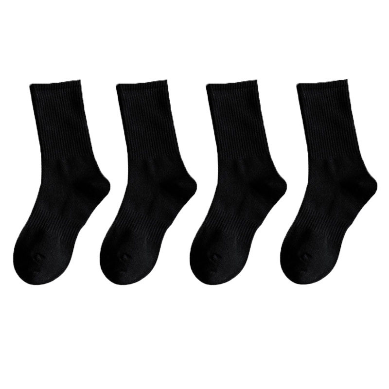 跨境诸暨运动袜透气女士白色船袜春夏季篮球长袜男士中筒袜子批发