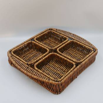 Dried fruit combination storage basket multi-grid snack snack fruit candy storage basket wedding hotel compartment basket wholesale