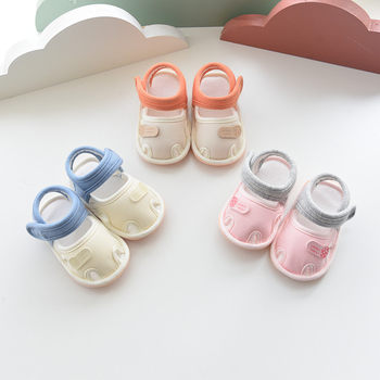 Baby Sandals Summer Baby Toddler Shoes Children's Soft Bottom Men's 0-1 Years Old Children's Floor Baby Step New