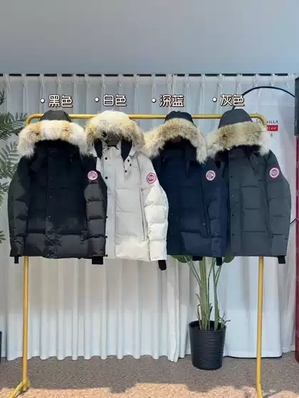 29 Styles of Large Goose down Parka with Fur Collar and Large Pockets, Unisex Loose Hooded Thick Warm down Jacket