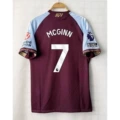 25-26 aston villa l home court + printed number 7 + 2 armbands
