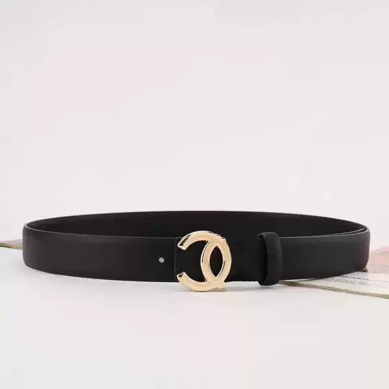 Xiaoxiang High-End Belt for Women, Vintage Versatile Decorative Dress Waist Cincher, Slimming Belt 3.0cm