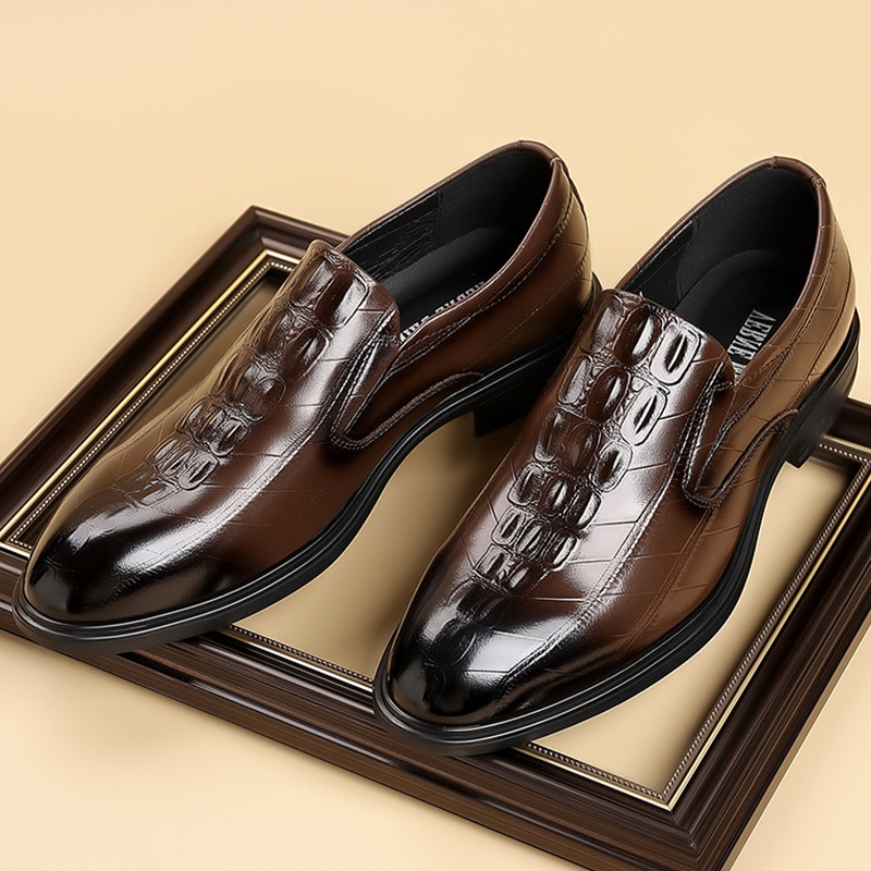 Giày Da Nữ Chất Liệu Da Bò Đế Mềm