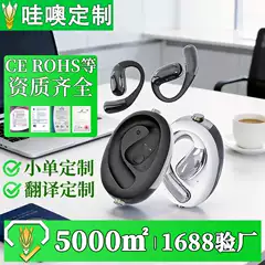 Customized Ai Translation Ear-Mounted Wireless Bluetooth Headset, Painless to Wear for a Long Time, Rotatable, Money-Free Bluetooth Headset, Does Not Fit into the Ear