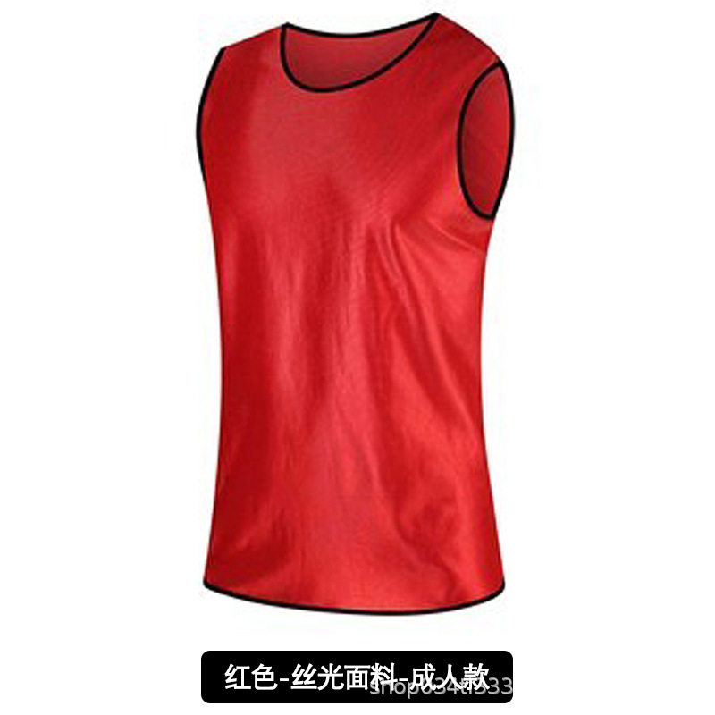 跨境网眼对抗服儿童足球训练背心团建户外拓展活动广告号码服印制