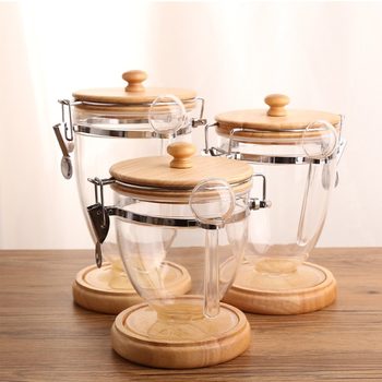 Acrylic Sealed Jar Moisture-proof Food Grain Cereals Coffee Bean Dried Fruit Storage Storage Jar Tea Jar Milk Powder Jar