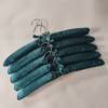 Satin Cloth Hangers for Cheongsam Dresses, Dress Hangers, Silk Cloth Hangers, Cloth-Covered Sponge Hangers for Home, Hotel, and Guesthouse Use