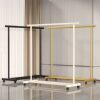 Simple Clothes Rack, Floor-Standing Bedroom Simple Coat Rack, Single-Pole Movable Clothes Drying Rack, Indoor Household Clothes Hanger