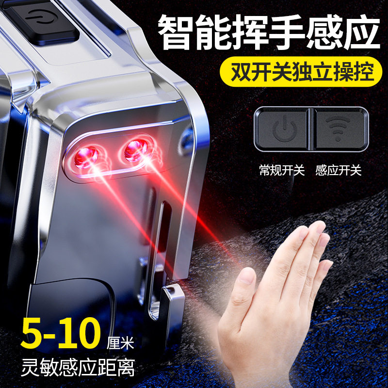 Led Headlamp with Strong Light, Head-Mounted, Long-Lasting Lithium Battery, Rechargeable, for Night Fishing, Outdoor, High Lumen, Sensor Miner's Lamp