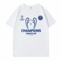 05-25 PSG Champions League Trophy Double Logo Blue on White