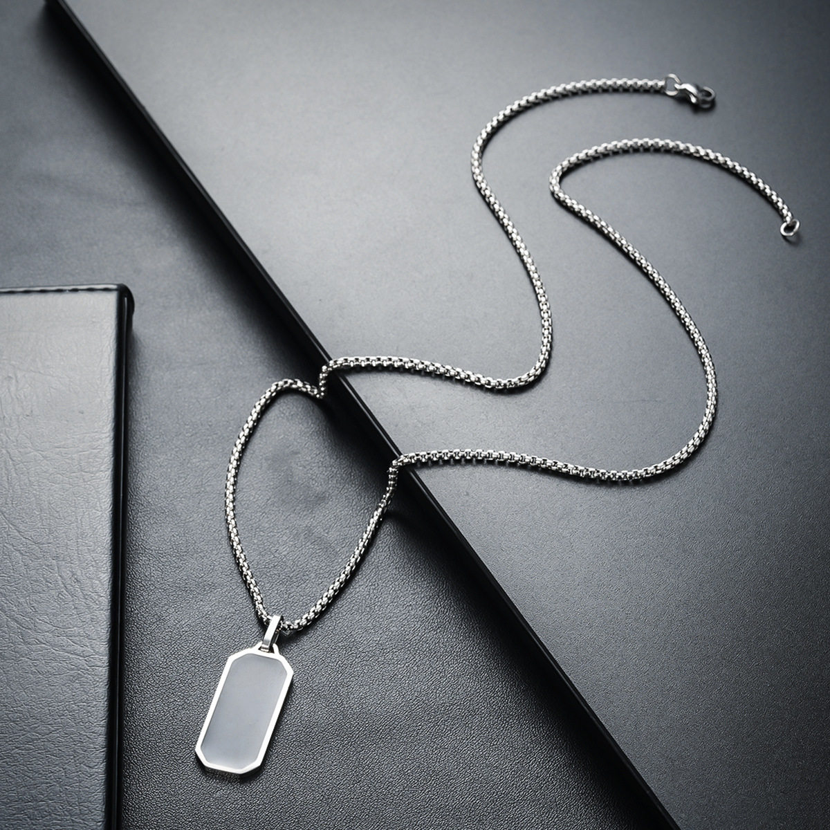 项链男钛钢不掉色简约百搭饰品女毛衣链新款时尚个性爆款嘻哈配饰